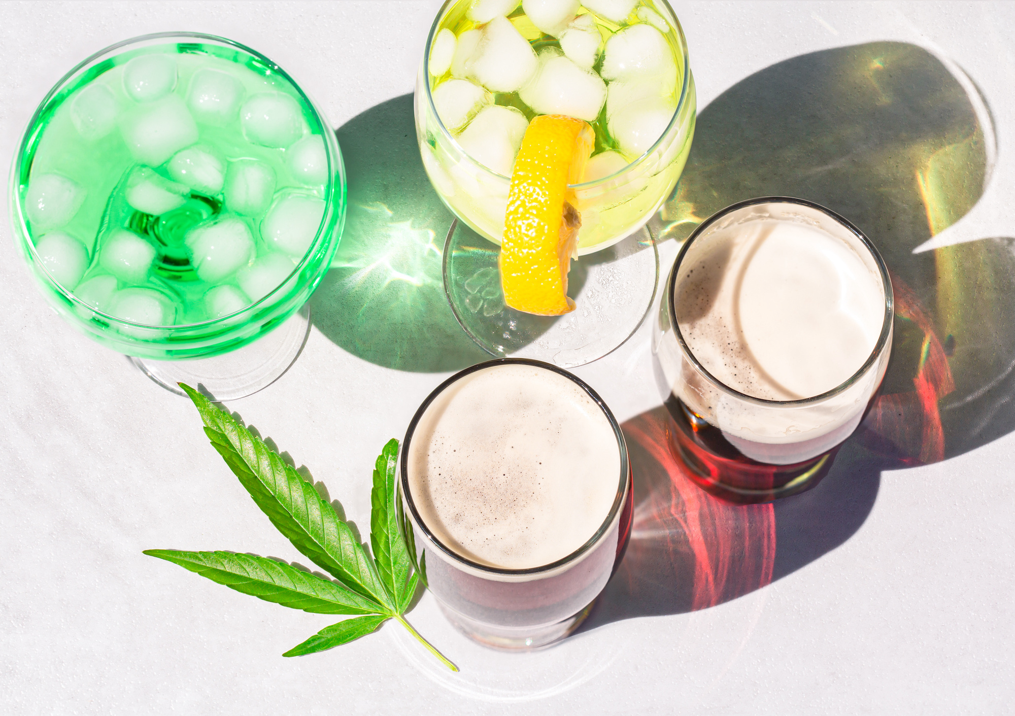 Mixing CBD and alcohol drinks