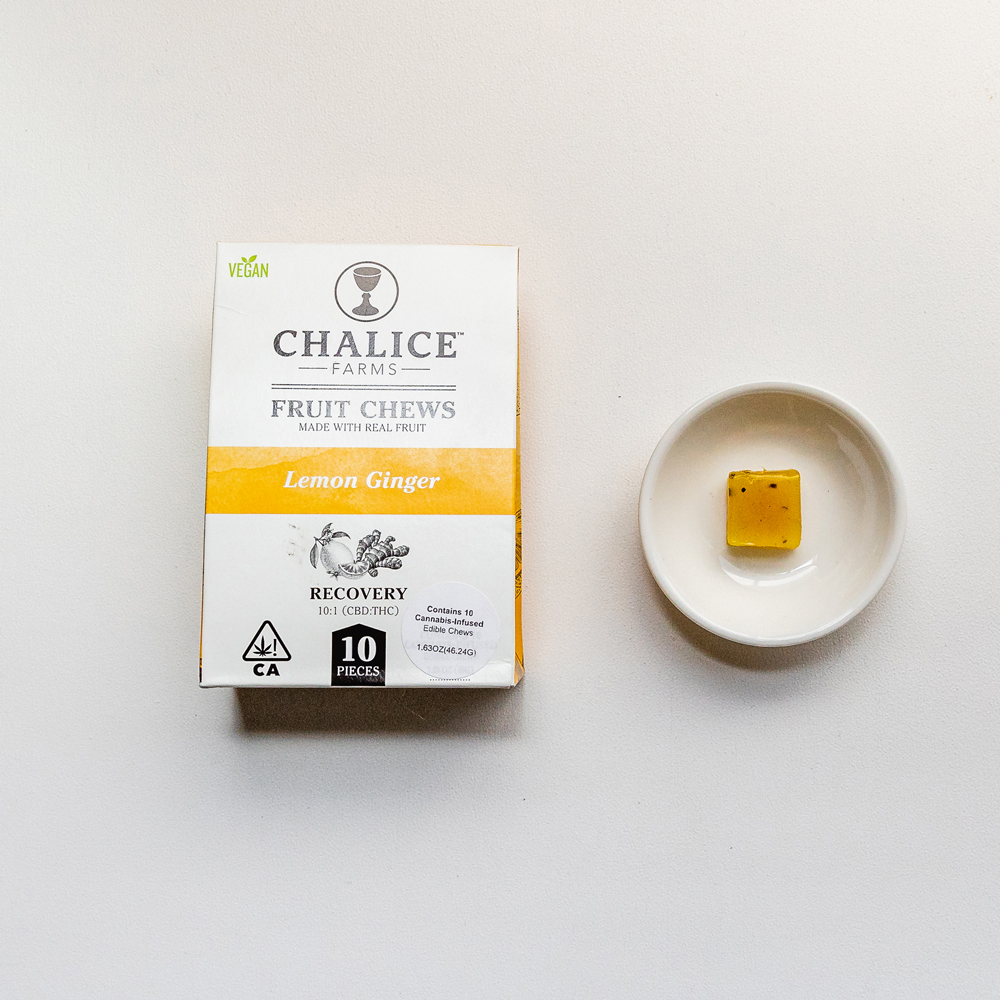 Chalice Farms Edible Chews Lemon Ginger