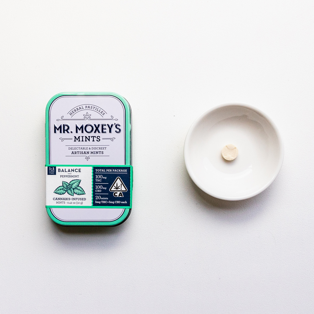 Mr. Moxey's Cannabis Mints Balance Peppermint