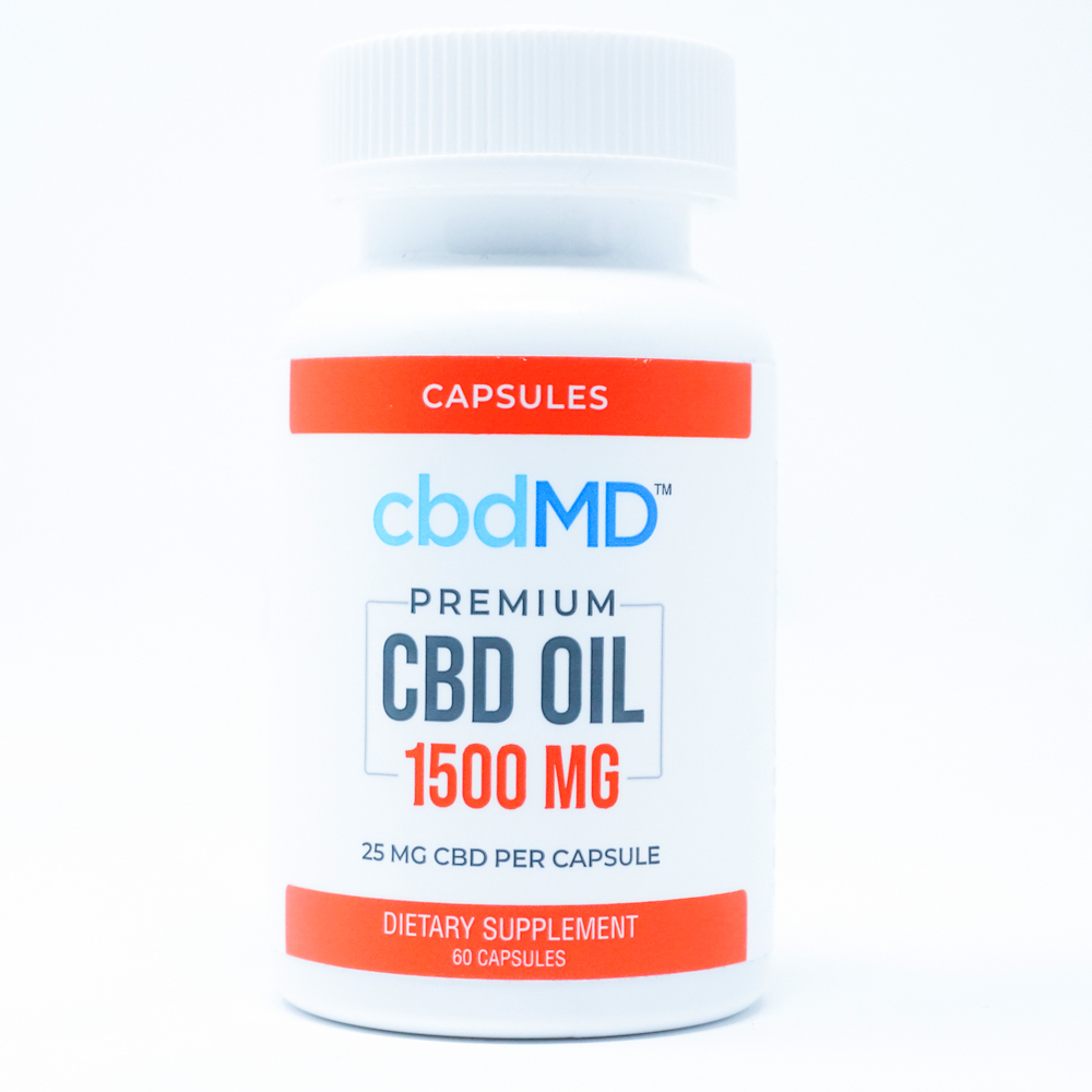 cbdMD CBD oil capsules