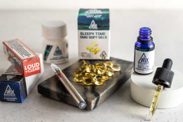 Various types of CBD products