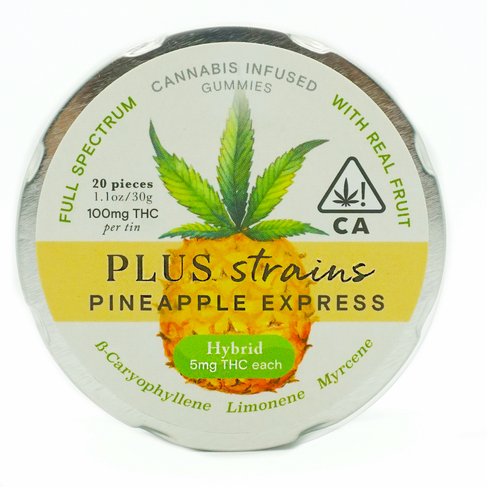 PLUS Strains pineapple express gummies