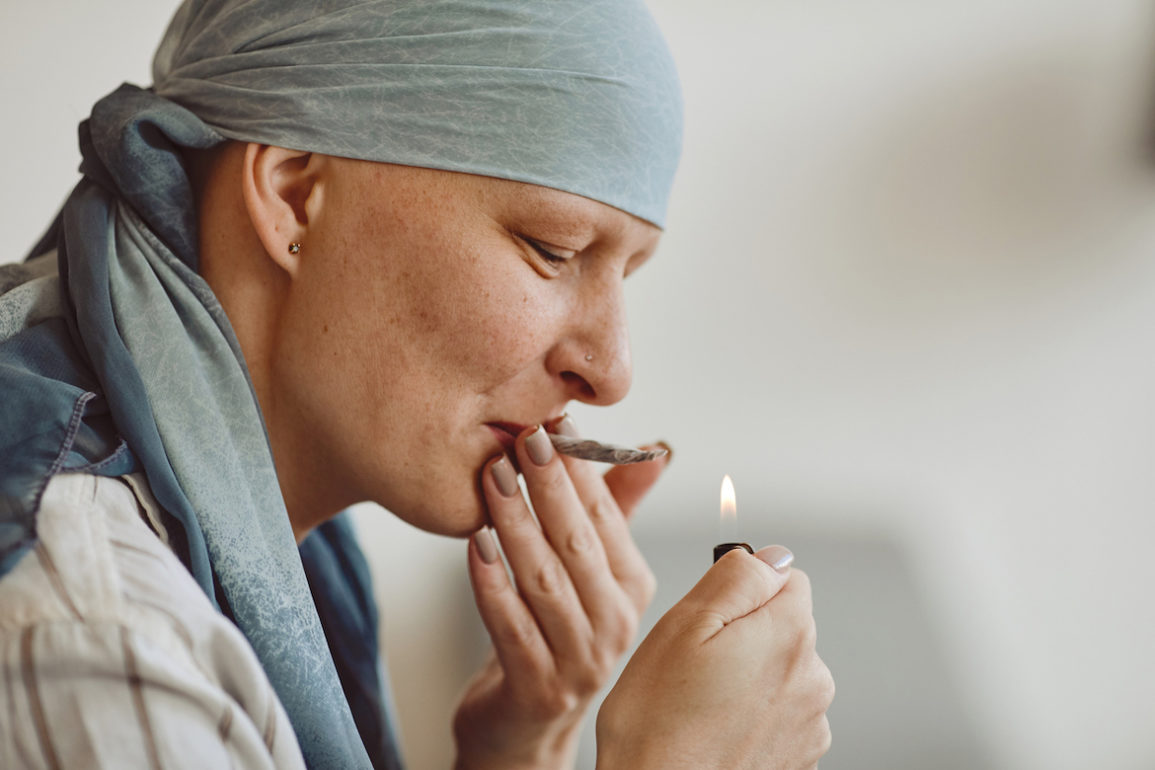 Chemo patient smoking cannabis