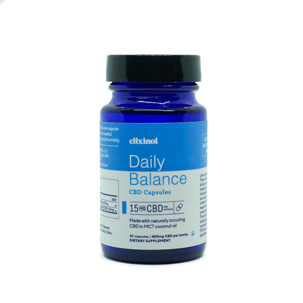 Elixinol Everyday Daily Balance CBD capsules