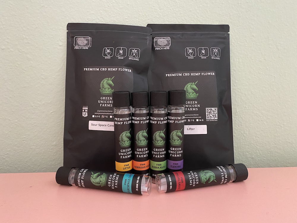 CBD products by Green Unicorn Farms
