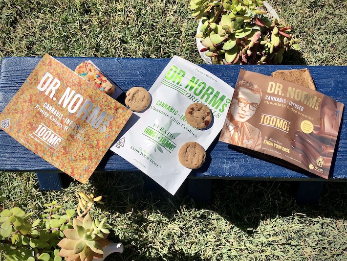 Dr. Norms cannabis cookies and brownies with THC