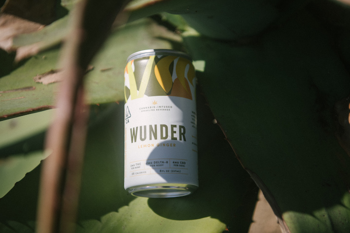 Wunder Lemon Ginger THC drink