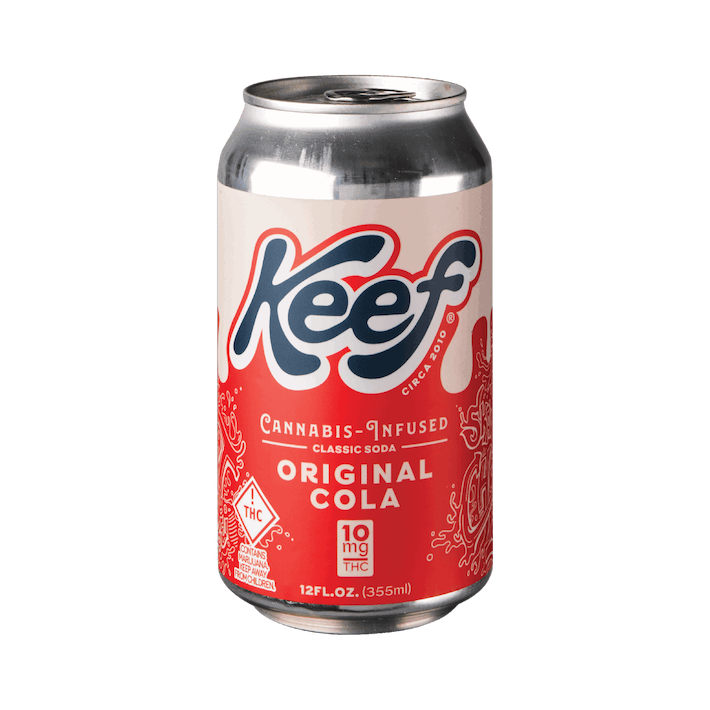 Keef Cola cannabis drink with 10mg THC