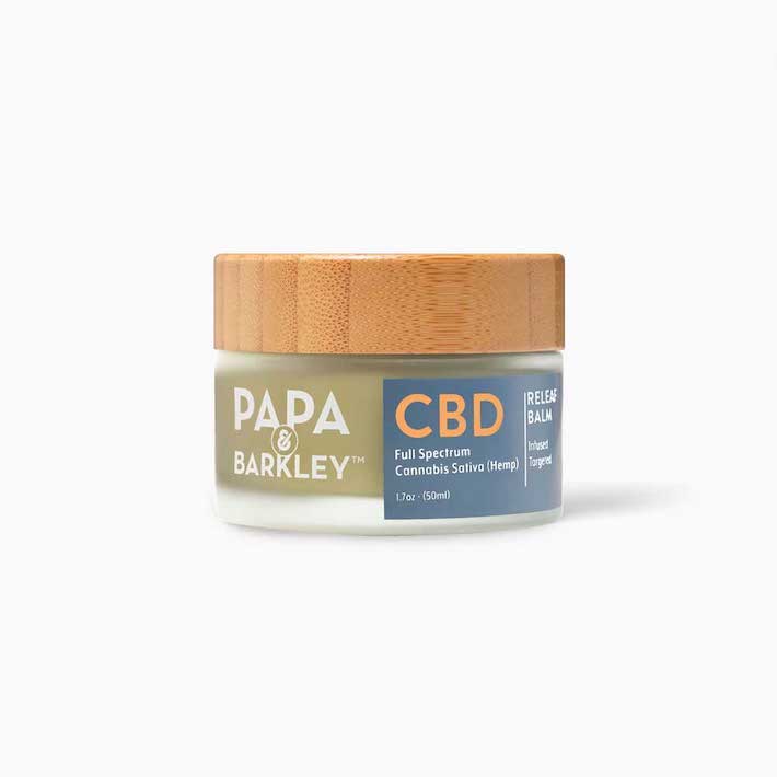 Papa and Barkley CBD balm for pain relief