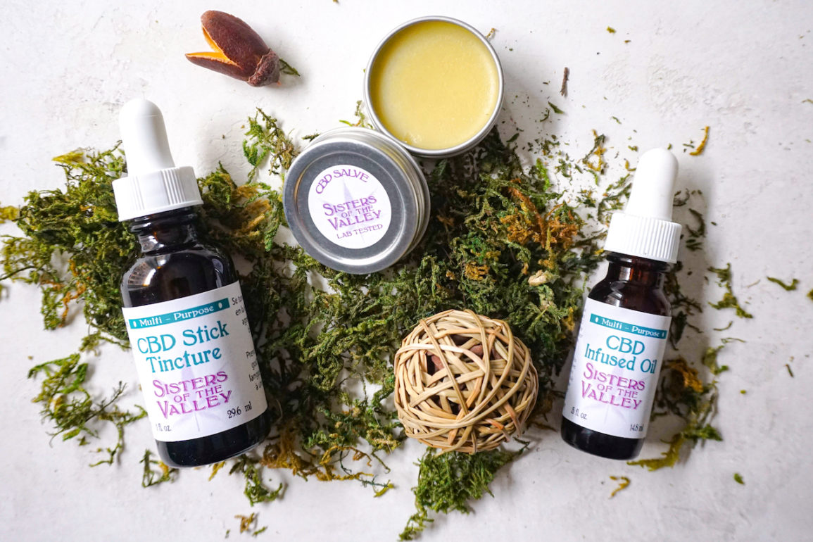 Sisters of the Valley CBD oil and topicals