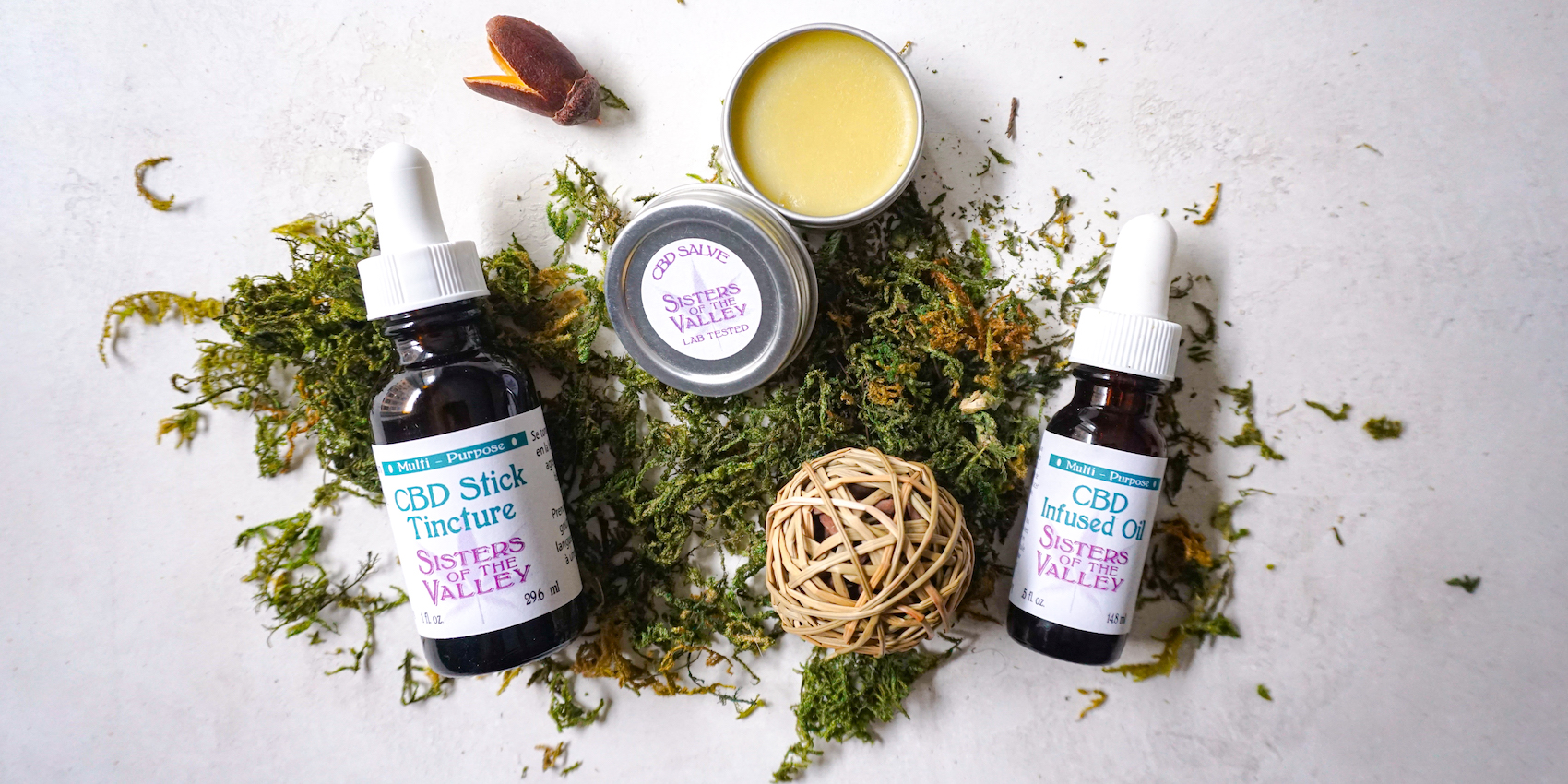 Sisters of the Valley CBD oil and topicals