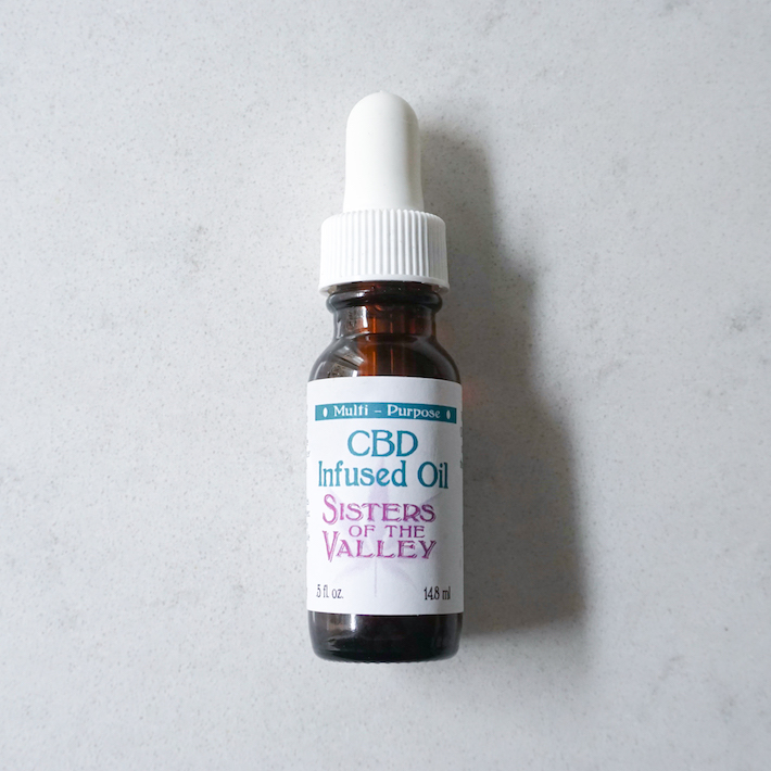 Sisters of the Valley CBD infused oil