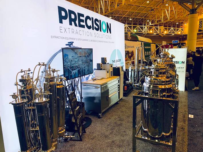 Precision Extraction Solutions at a cannabis conference