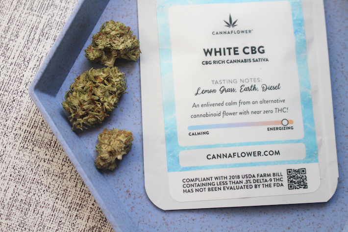 CBG rich cannabis sativa flower