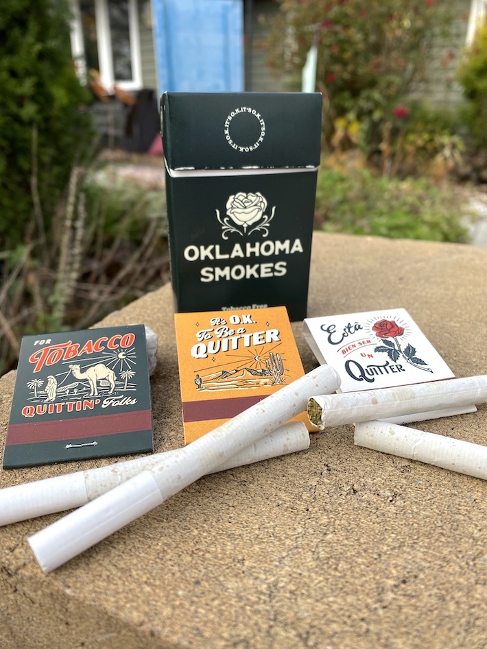 Oklahoma Smokes tobacco-free hemp cigarettes