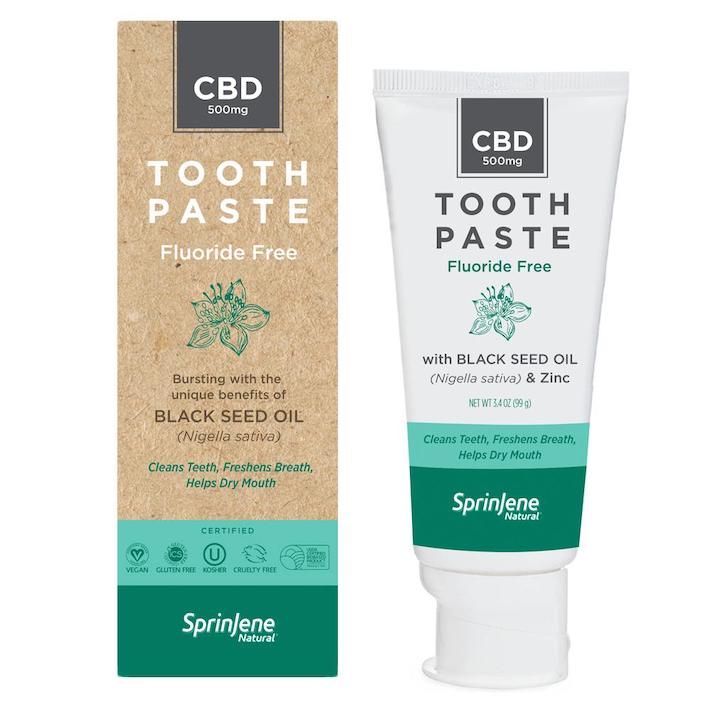 CBD toothpaste by SprinJene Natural