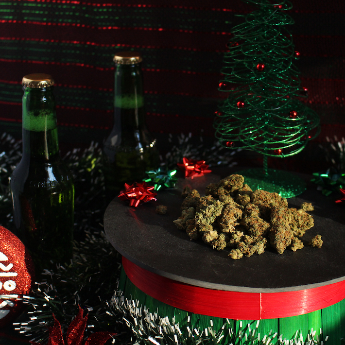 Consuming cannabis and alcohol during the holidays