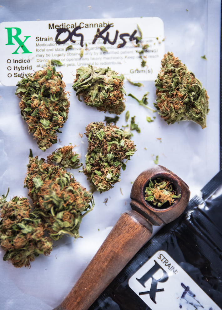 Medical cannabis OG Kush strain