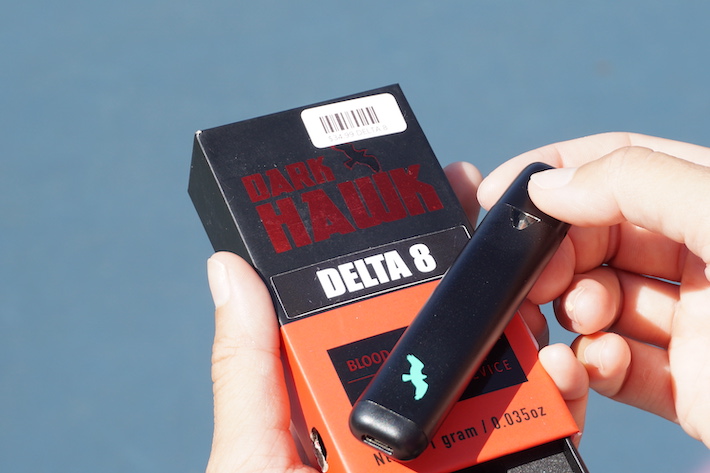 Delta-8 THC vape product sold in Nebraska