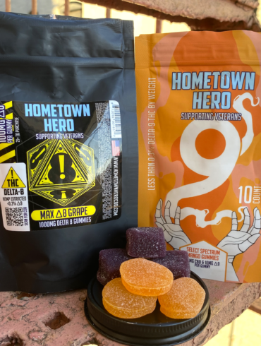 Hometown Hero CBD and delta-8 products