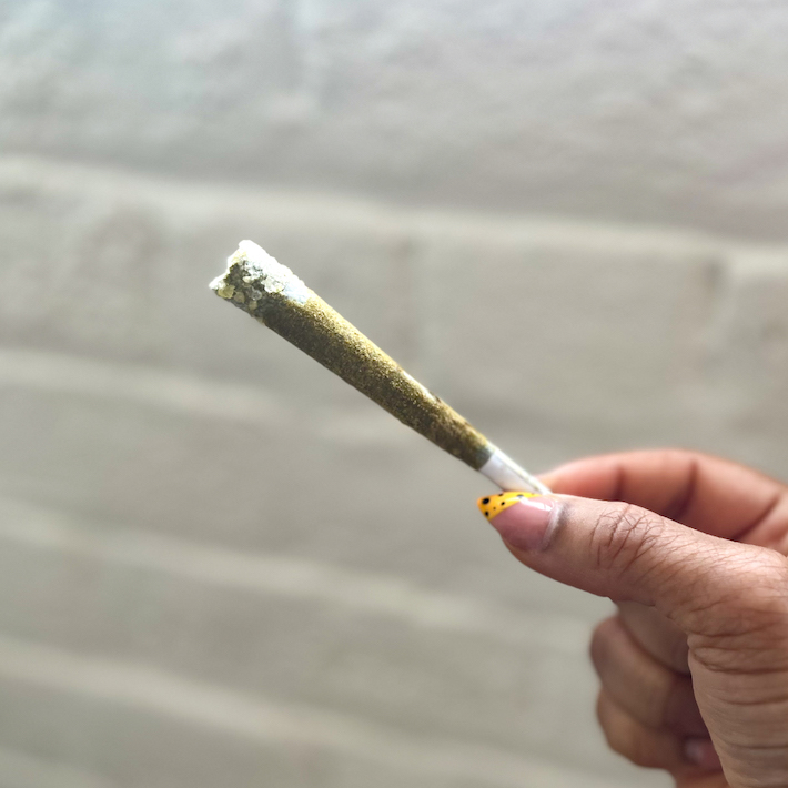 A single pre-roll infused with THCA