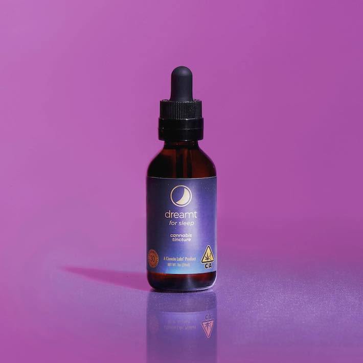 Cannabis infused THC tincture for sleep
