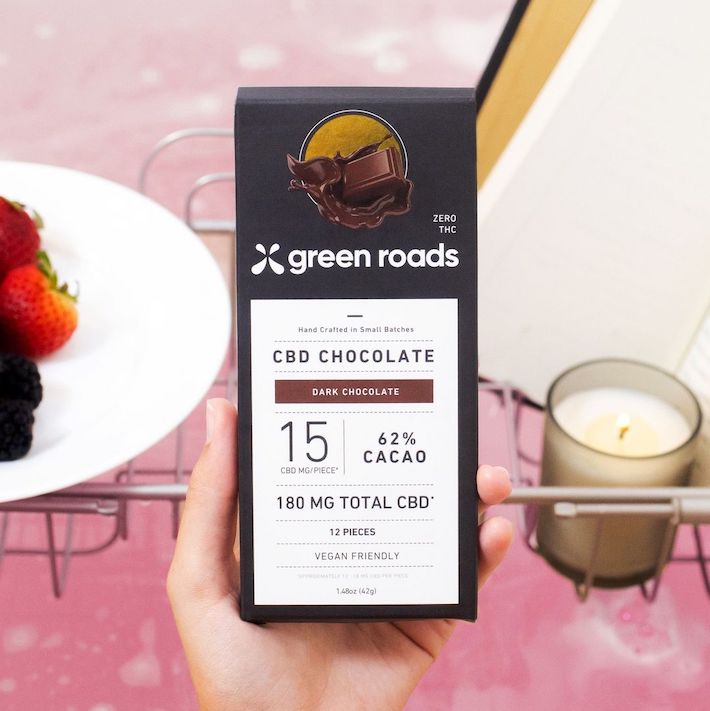 Green Roads CBD infused chocolate
