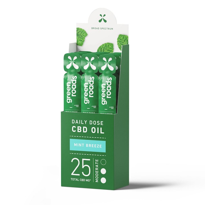 Green Roads CBD oil daily dose pack