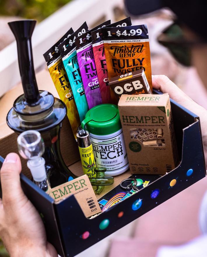 Hemper weed accessories subscription box