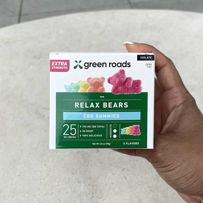 Green Roads CBD relax bear gummies product