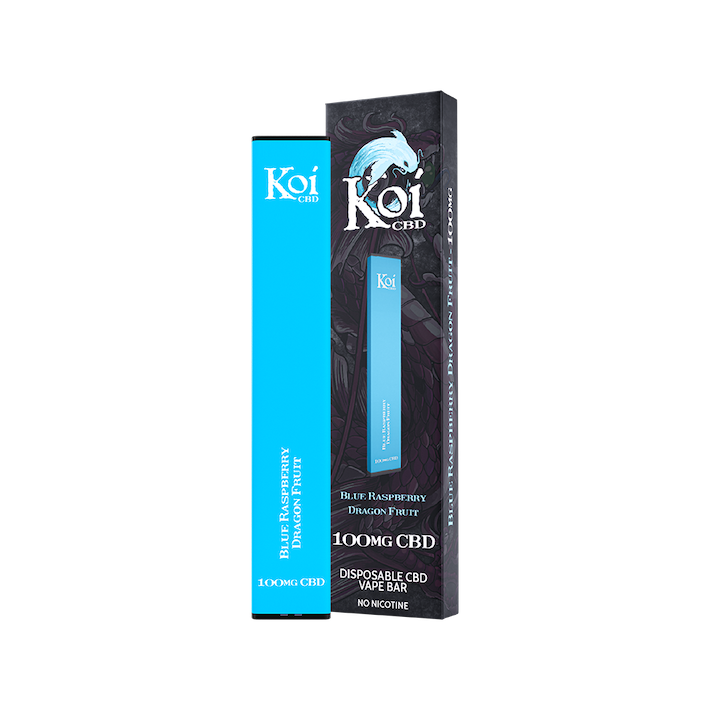 Koi CBD vape pen product with different flavors