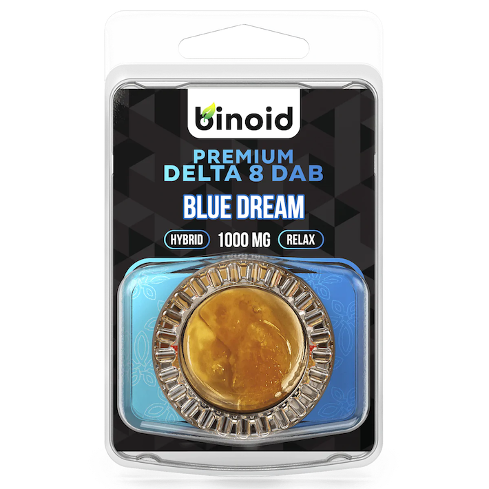 Binoid delta-8 thc wax product for dabbing