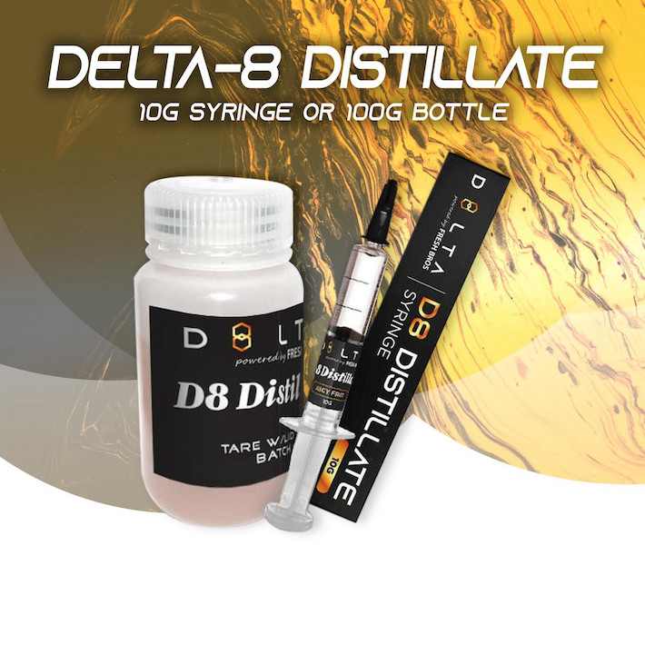 Delta 8 THC distillate syringe