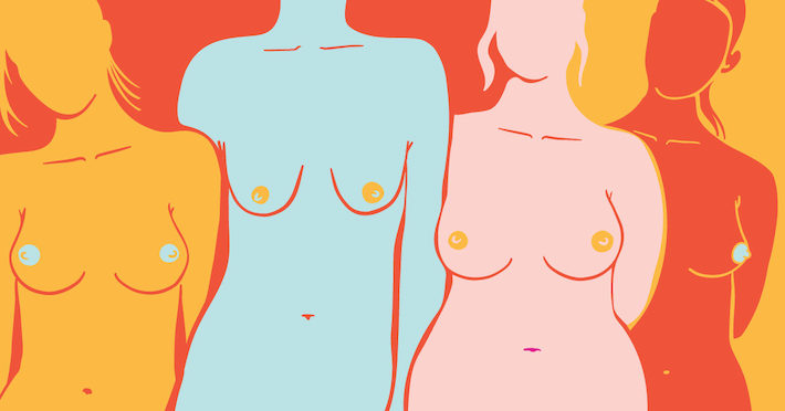illustration of breast shapes ego