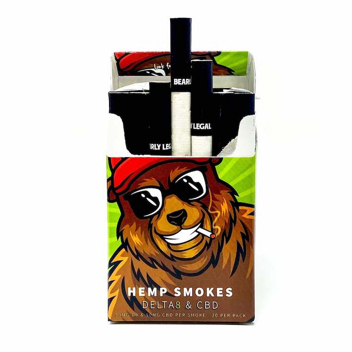 Bearly Legal delta 8 hemp cigarettes product