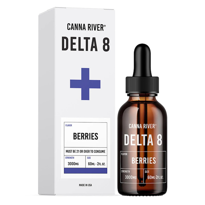Hemp delta-8 THC tincture product with high potency