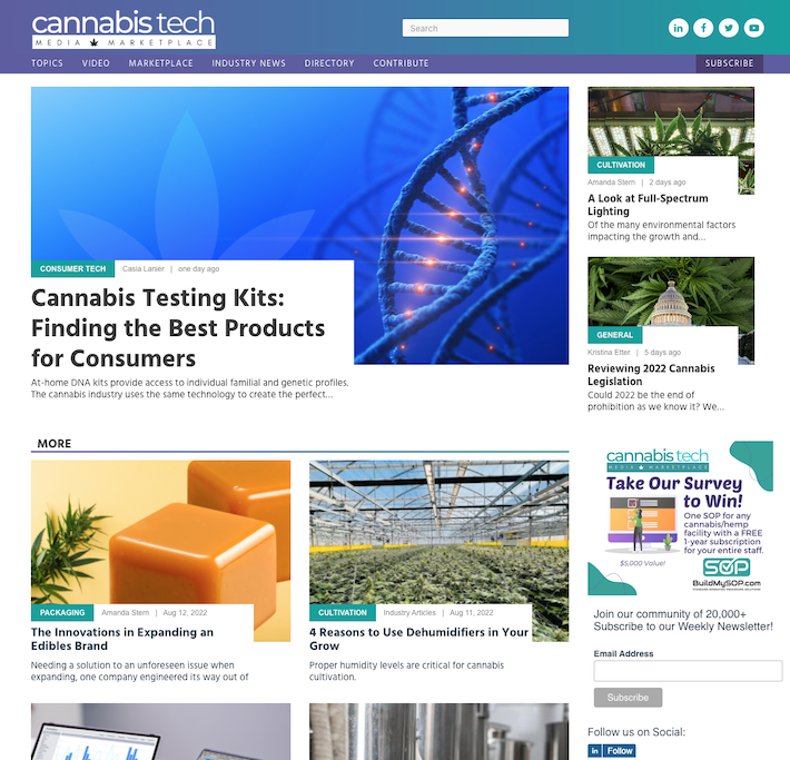 CannabisTech website