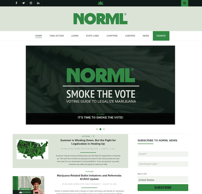 NORML website