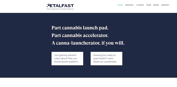 Petalfast cannabis advertising company