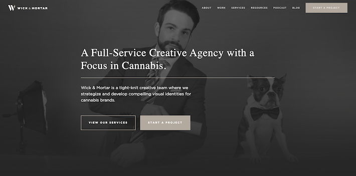 Wick and Mortar cannabis marketing agency