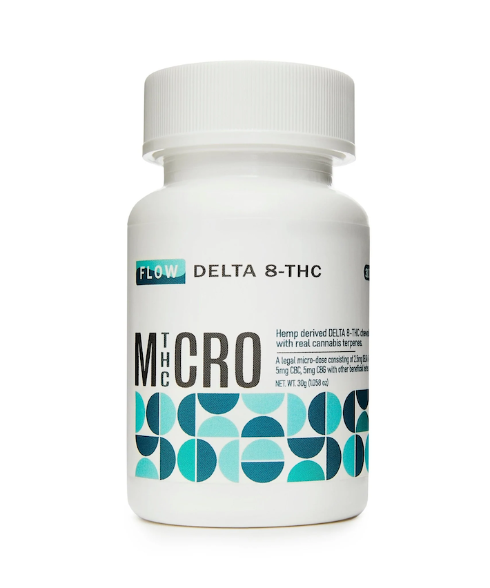 Delta-8 THC capsules for microdosing