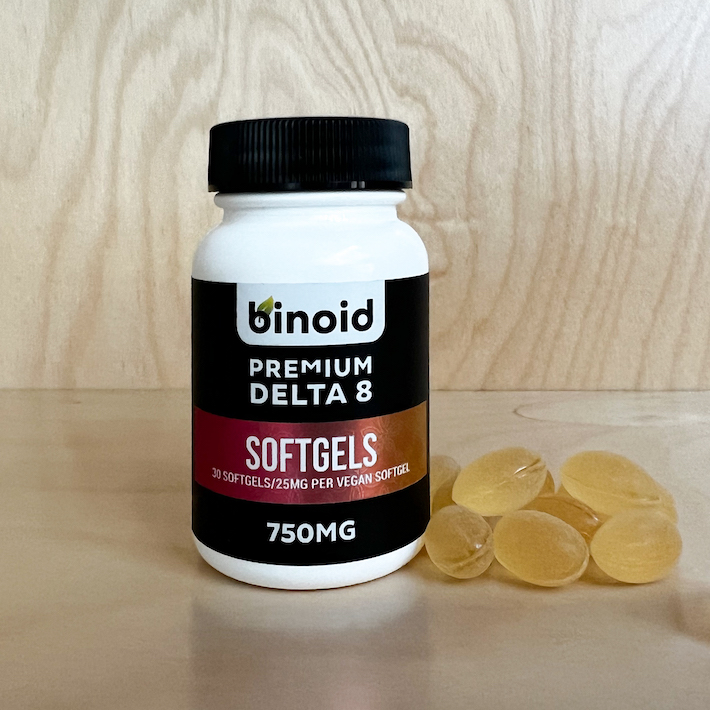 Binoid Delta-8 THC capsules
