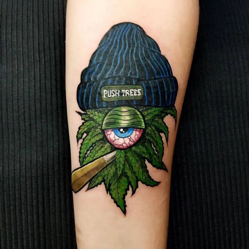 The Newest & Best Weed Tattoos in 2023 - CBD Oracle