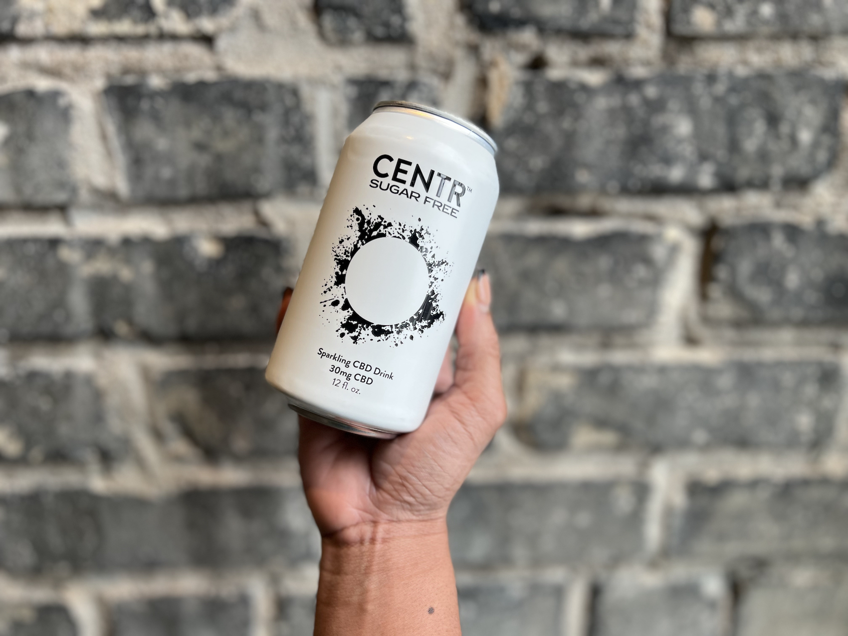 CBD sparkling drinks product by CENTR