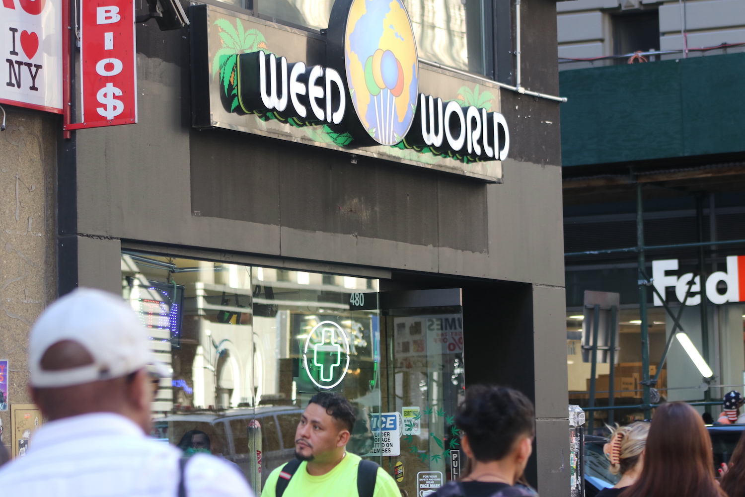Weed World cannabis dispensary in New York City
