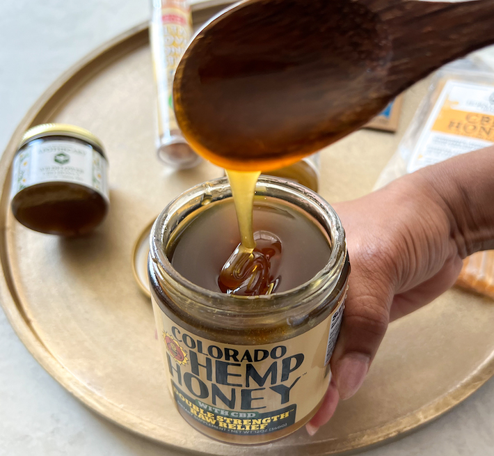 Quality testing a variety of CBD honey products