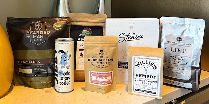 Comparison of high quality CBD coffee products we tested