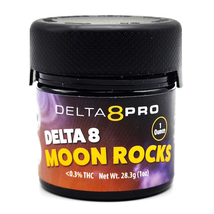 Hemp delta-8 THC moon rocks flower