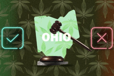 Legal map of cannabis in Ohio