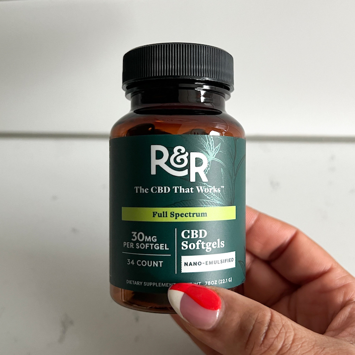 CBD softgels with full-spectrum extract